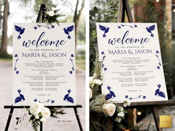 Download Mexican Theme Wedding Program Template - Mexican theme Collection